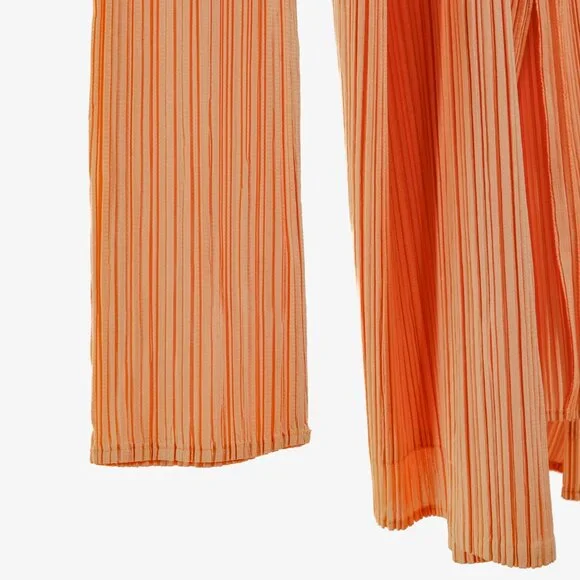 Issey Miyake Pleats Please Light Coral Orange Jacket